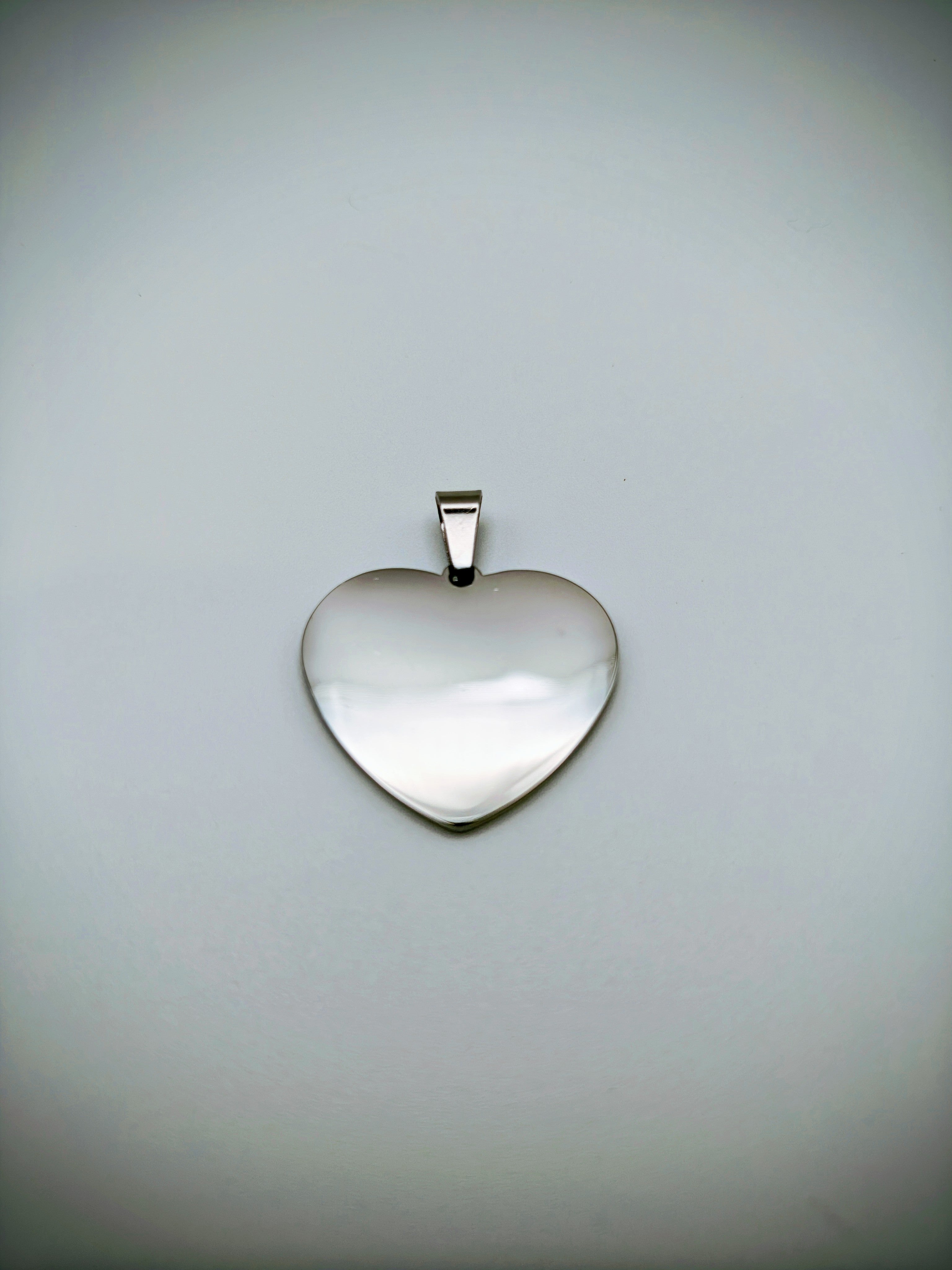 Custom Engraved Stainless Steel Dog Collar – Silver Chain and Tag