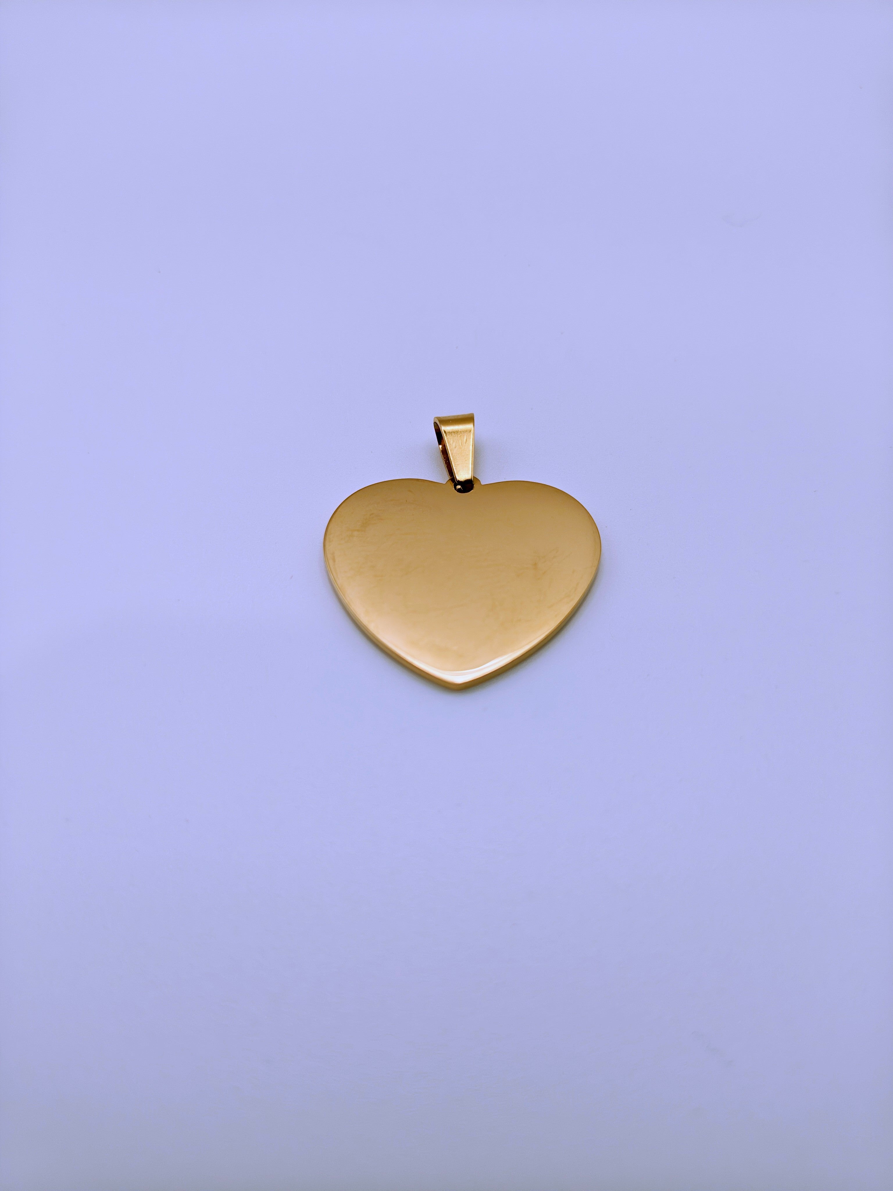 Custom Engraved Stainless Steel Dog Collar – Gold Chain and Tag