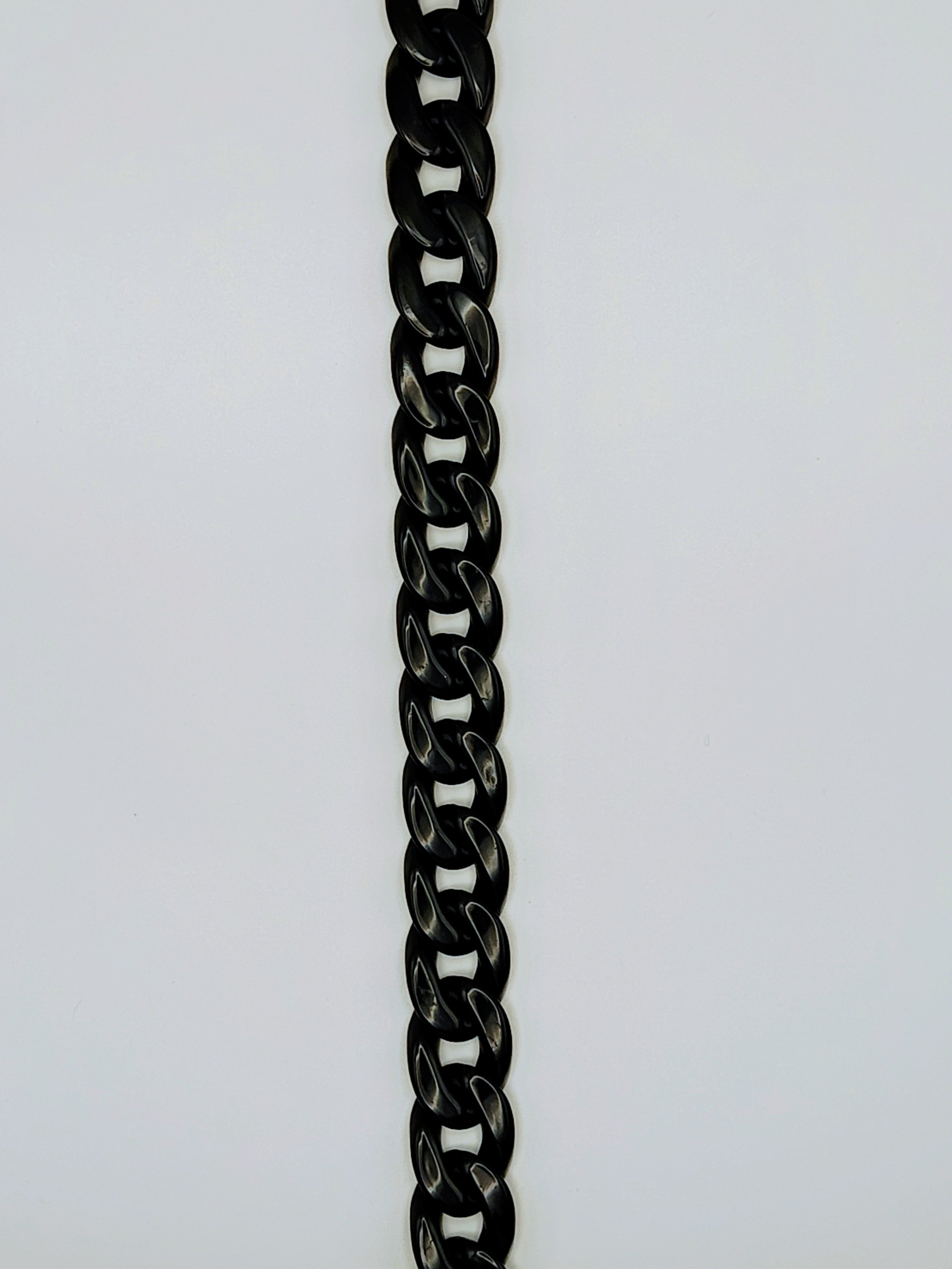 Custom Engraved Lightweight Chain Dog Collar – Colorful Style