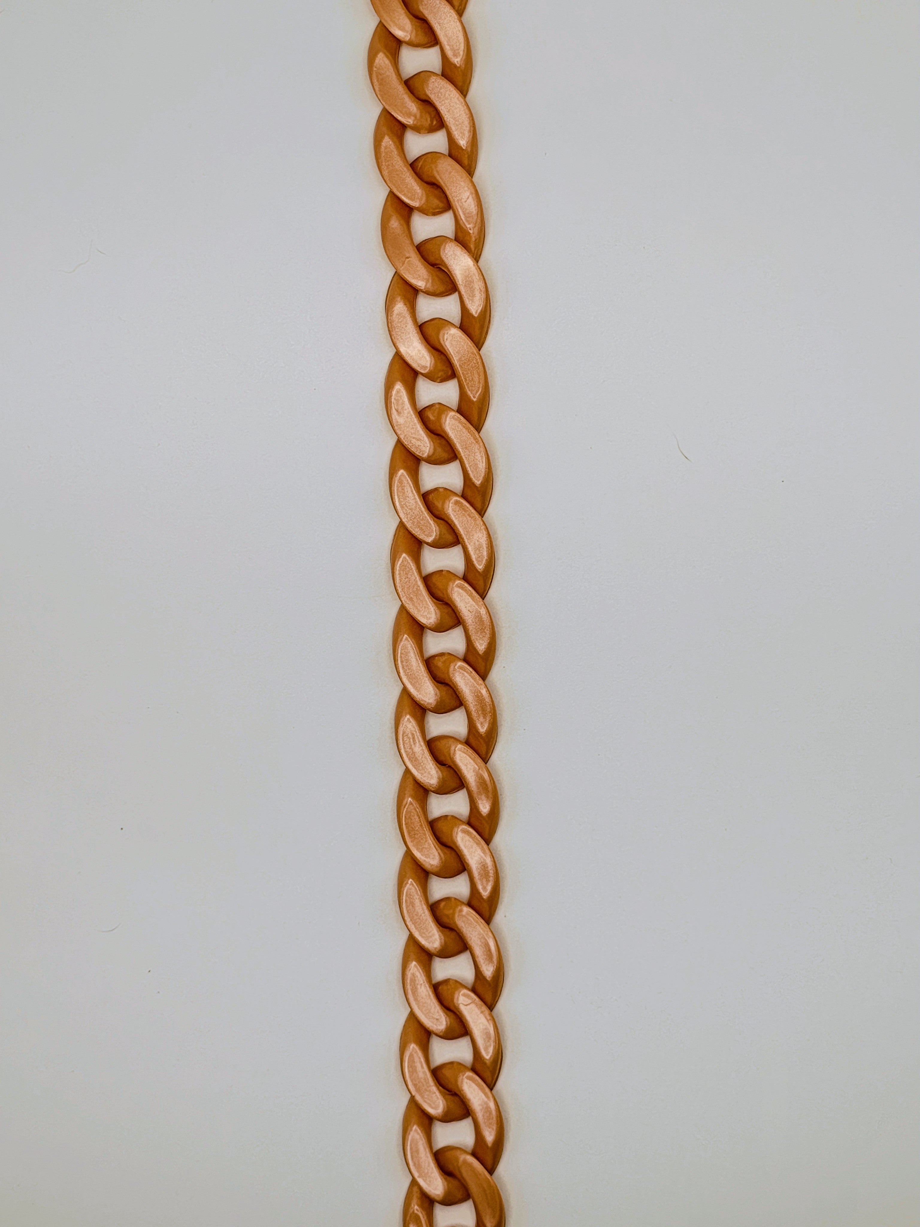 Custom Engraved Lightweight Chain Dog Collar – Colorful Style