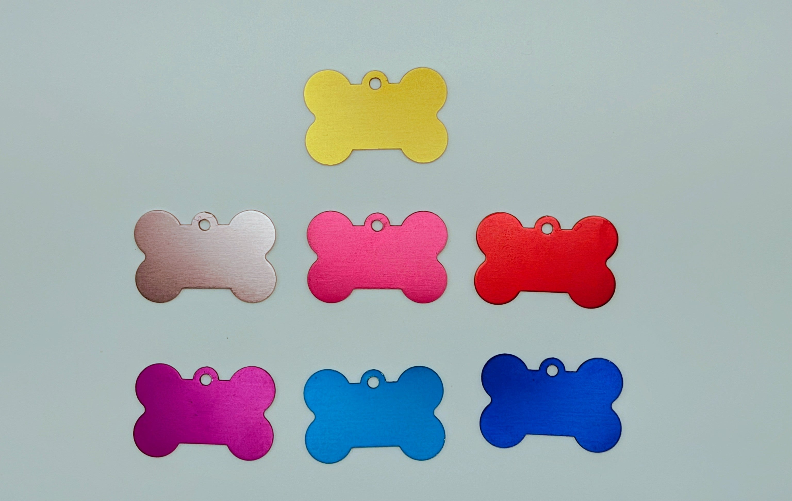 Custom Engraved Lightweight Chain Pet Collar – Colorful Style