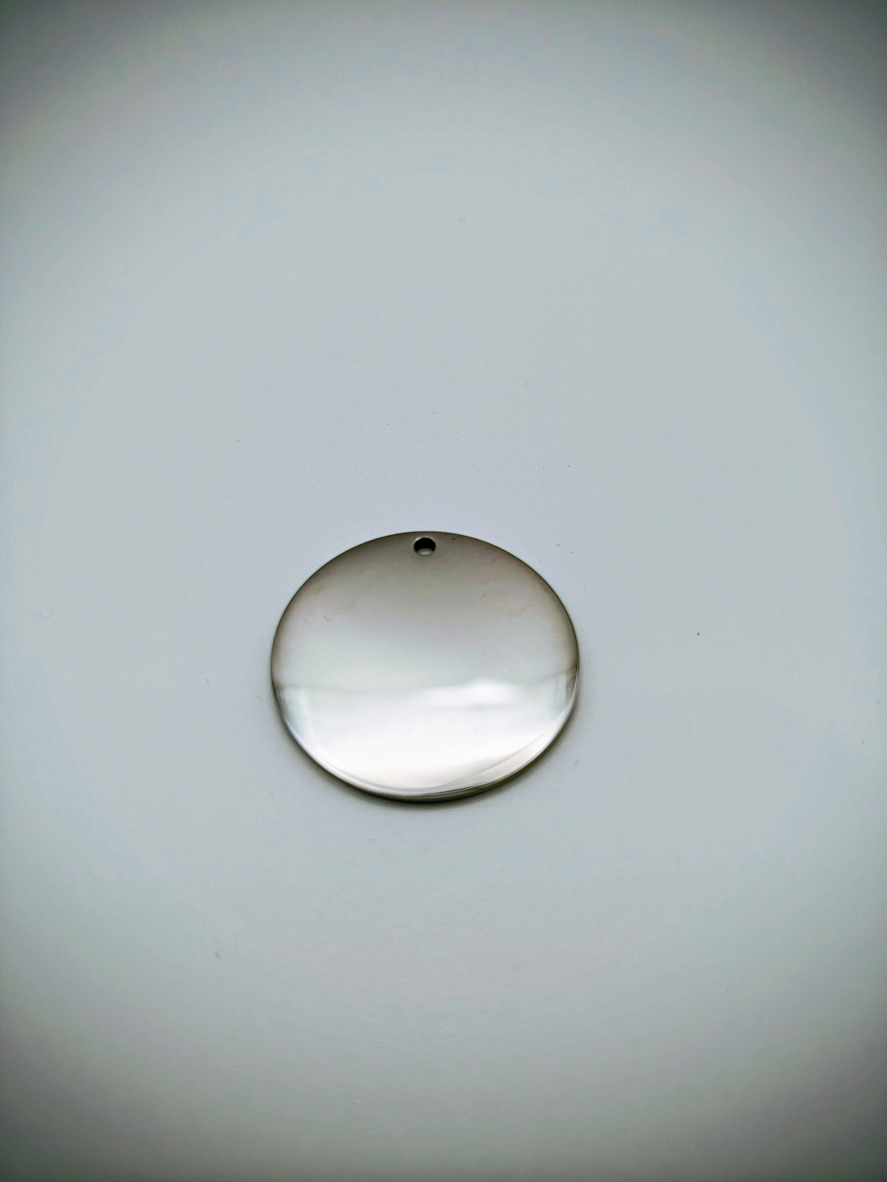 Custom Engraved Stainless Steel Dog Collar – Silver Chain and Tag