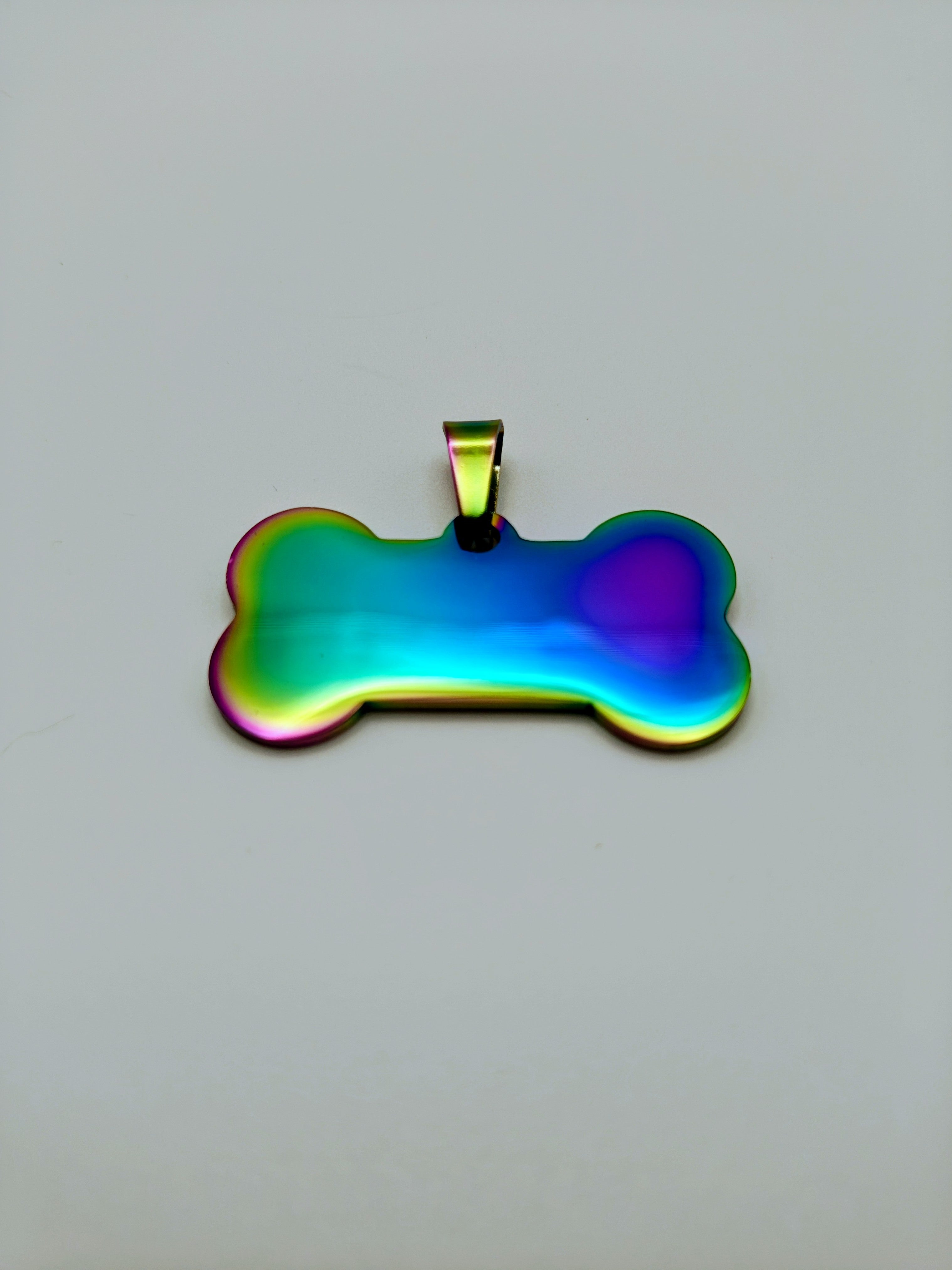 Custom Engraved Pet Tag – Stainless Steel ID Tag (Multiple Shapes & Colors)