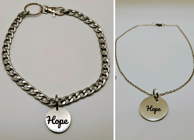 Matching Pet & Owner Jewelry Set 🐾✨ | Personalized Engraved Necklace + Collar Tag