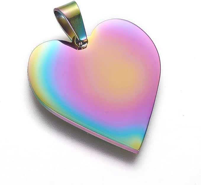 Custom Engraved Stainless Steel Dog Collar – Multicolor Chain and Tag