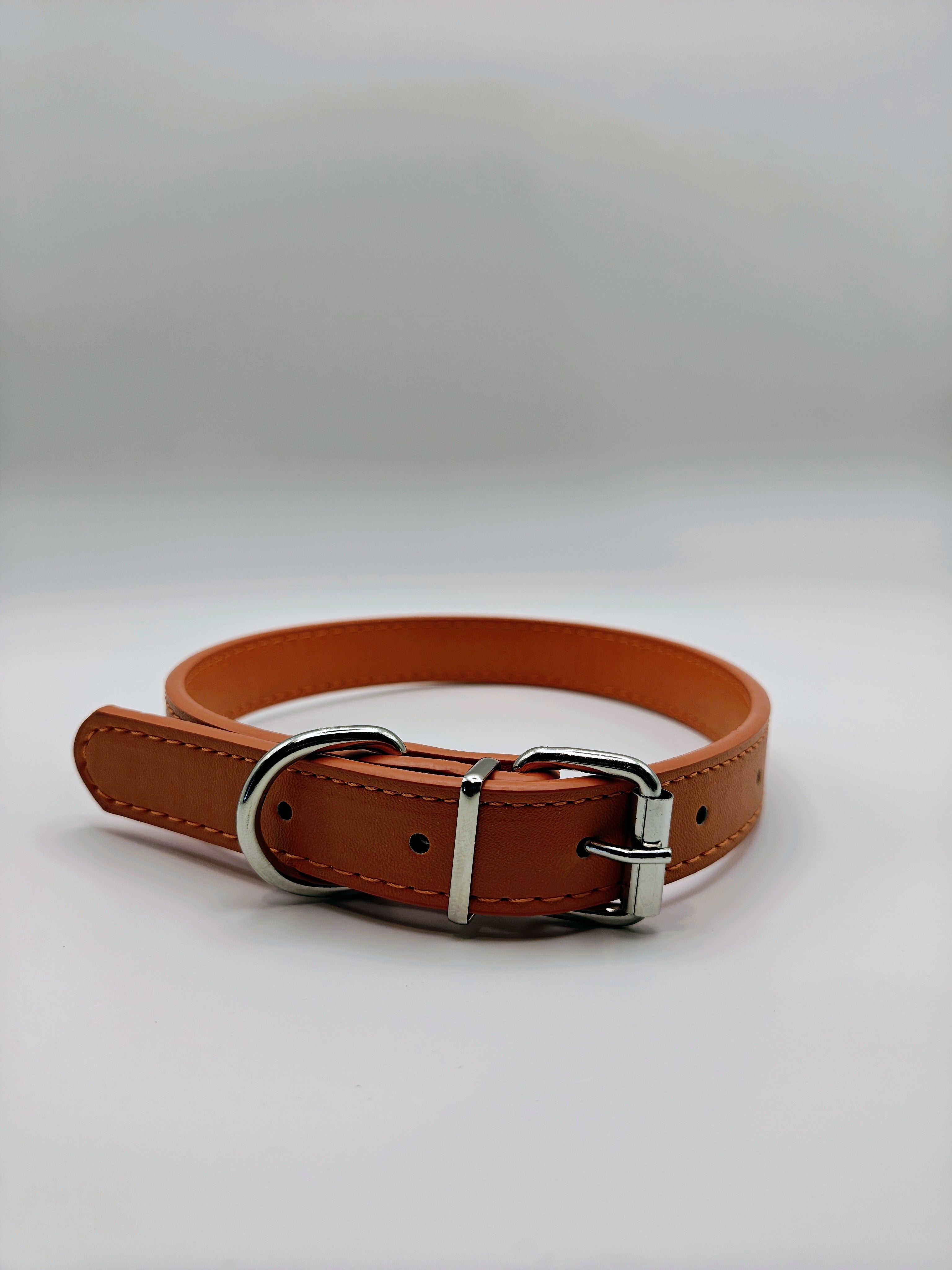 Premium Engraved Faux Leather Pet Collar ✨🐾