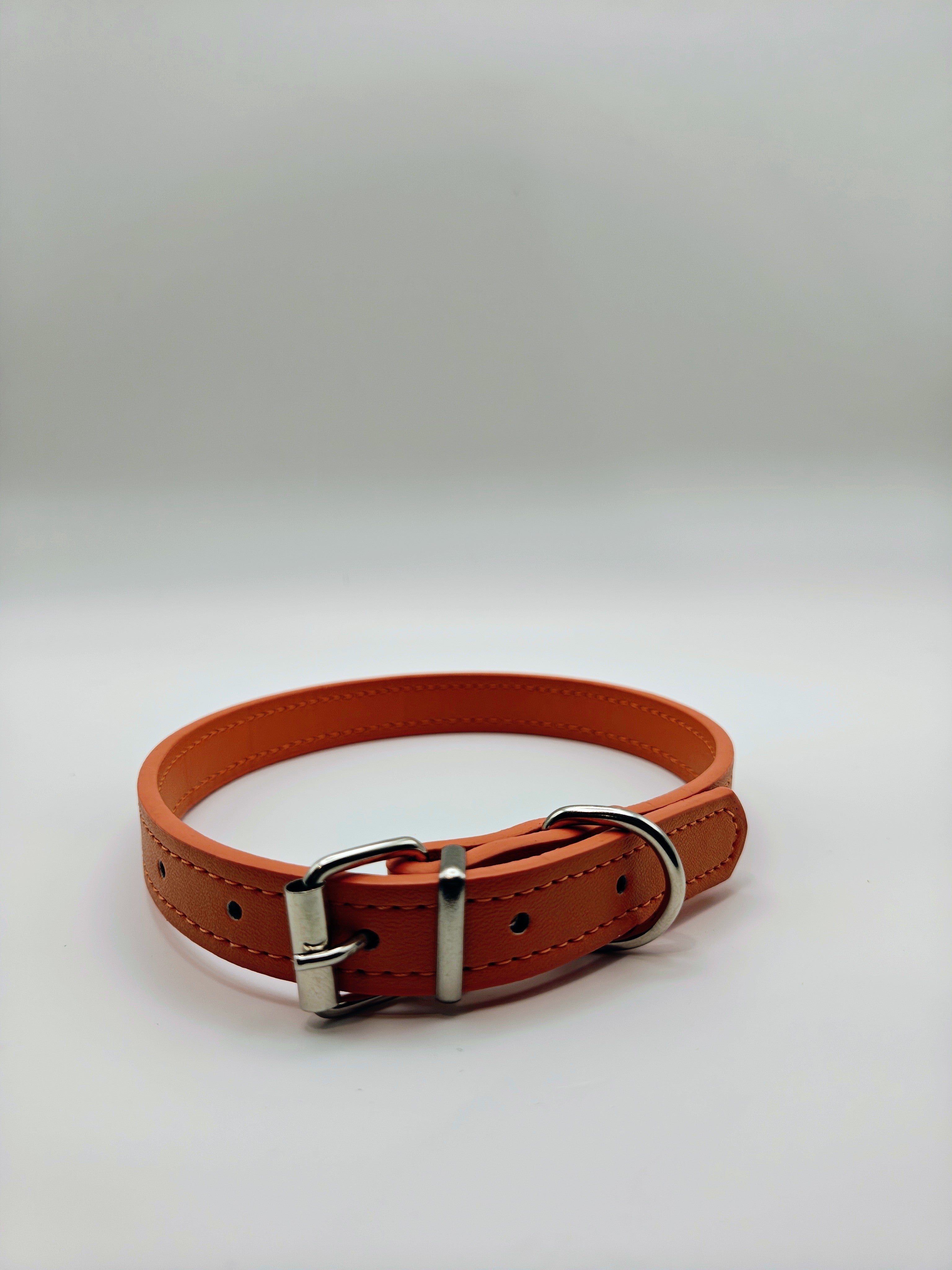 Premium Engraved Faux Leather Pet Collar ✨🐾