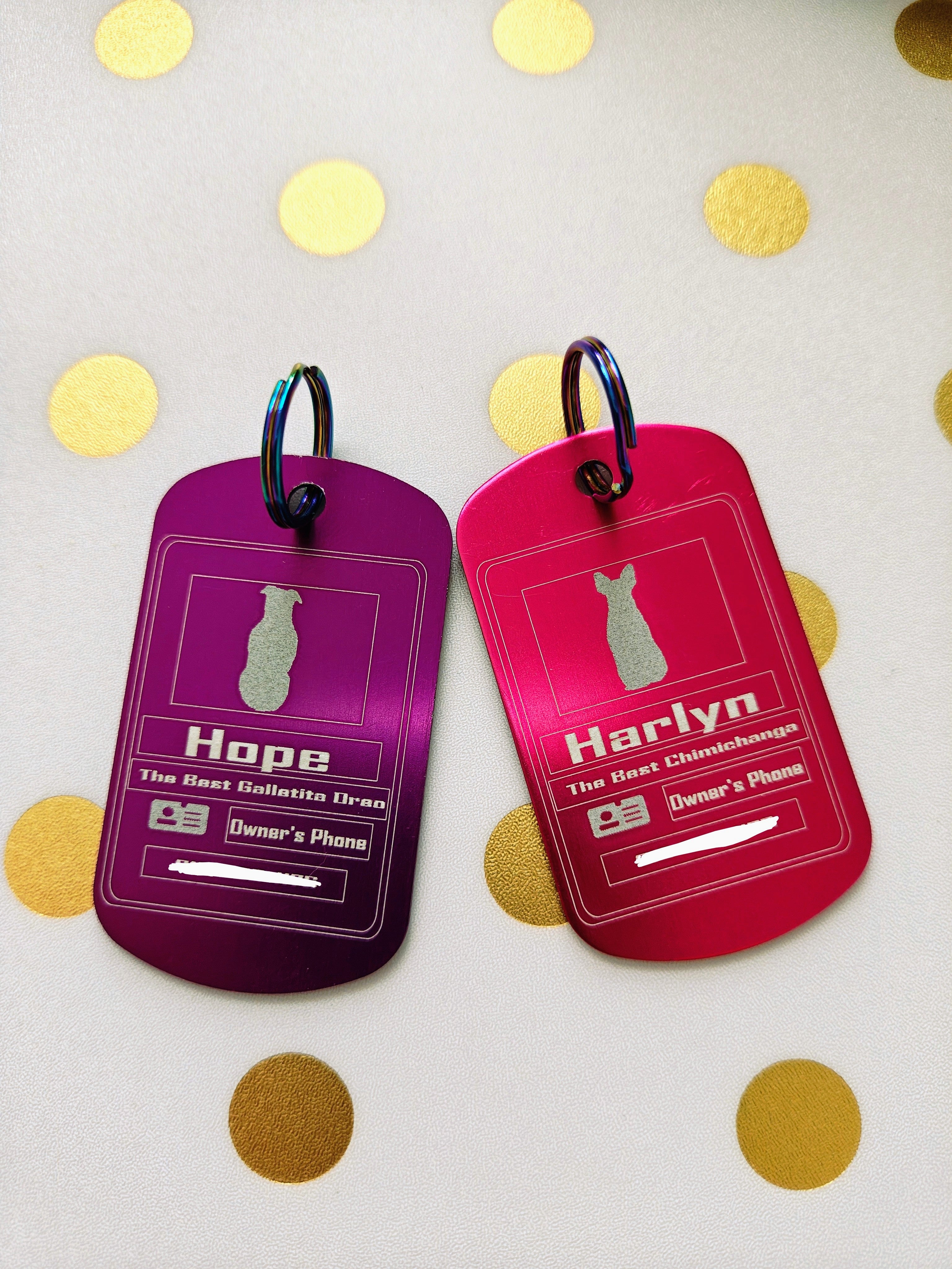 Official Engraved Pet ID Badge 🪪🐾 + Free Matching Collar Included 🎁